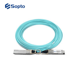 AOC 40G OM3 Fiber Optic Cable QSFP+ To 4 Duplex LC 3.0 Mm Diameter