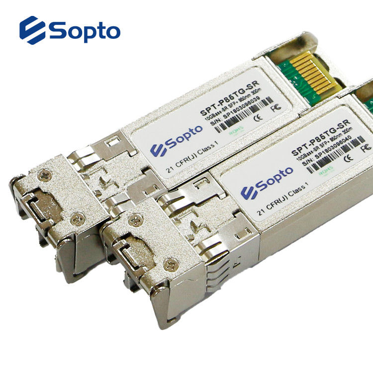 10GBASE-SR Sfp+ LC Connector 850nm Fiber Optic Module